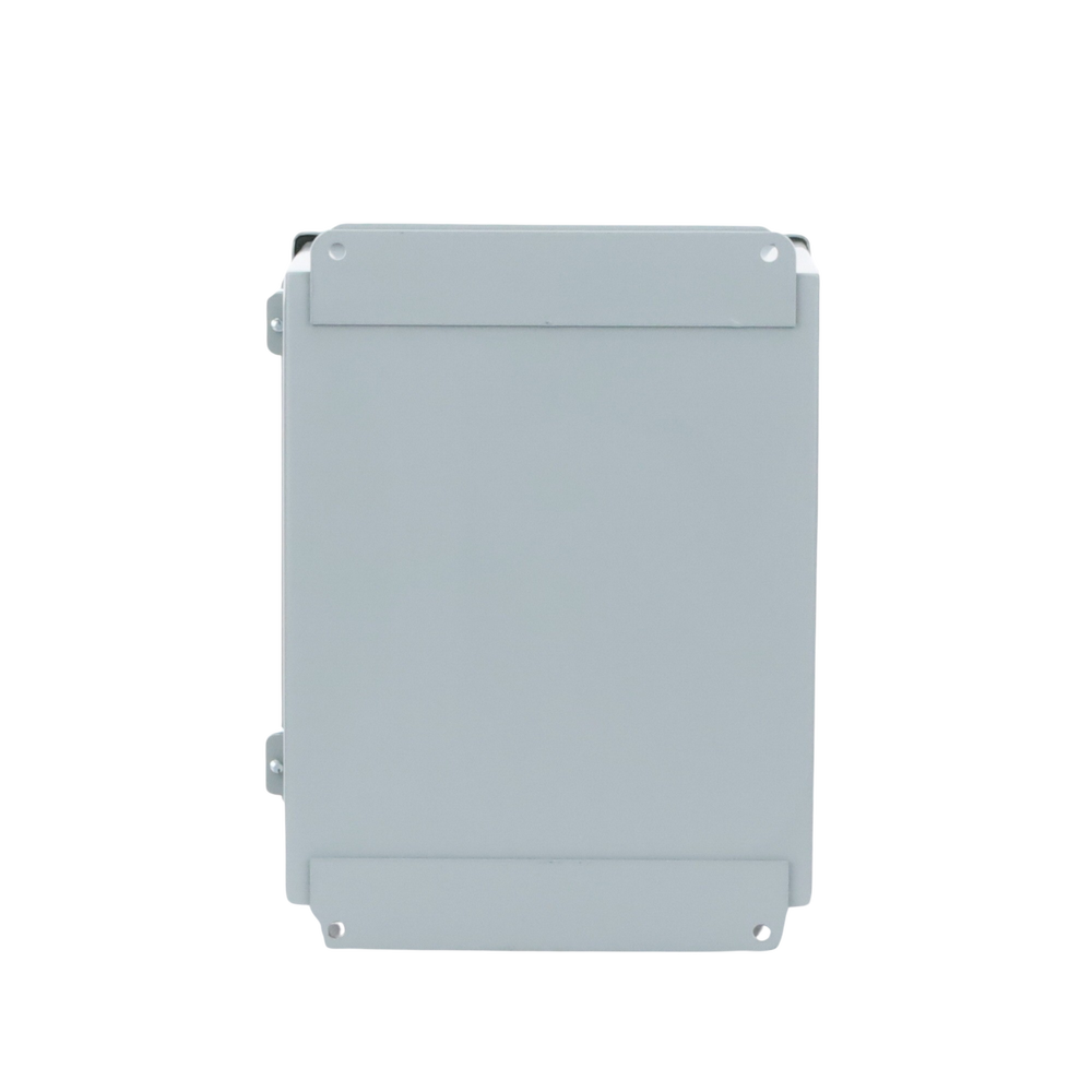 Gabinete de Bisagra Continua NEMA 12; IP66 de Uso en Intemperie, 305 x 254 x 203 mm, De Acero, Color Gris