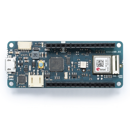 Placa de Desarrollo IoT / Arduino MKR WiFi 1010 / Procesador SAMD21 Cortex-M0+ 48 MHz / Módulo WiFi Nina W102 ESP32 / Bluetooth 5.0 BLE / Chip Criptográfico ATECC508 / Compatibilidad Arduino Cloud