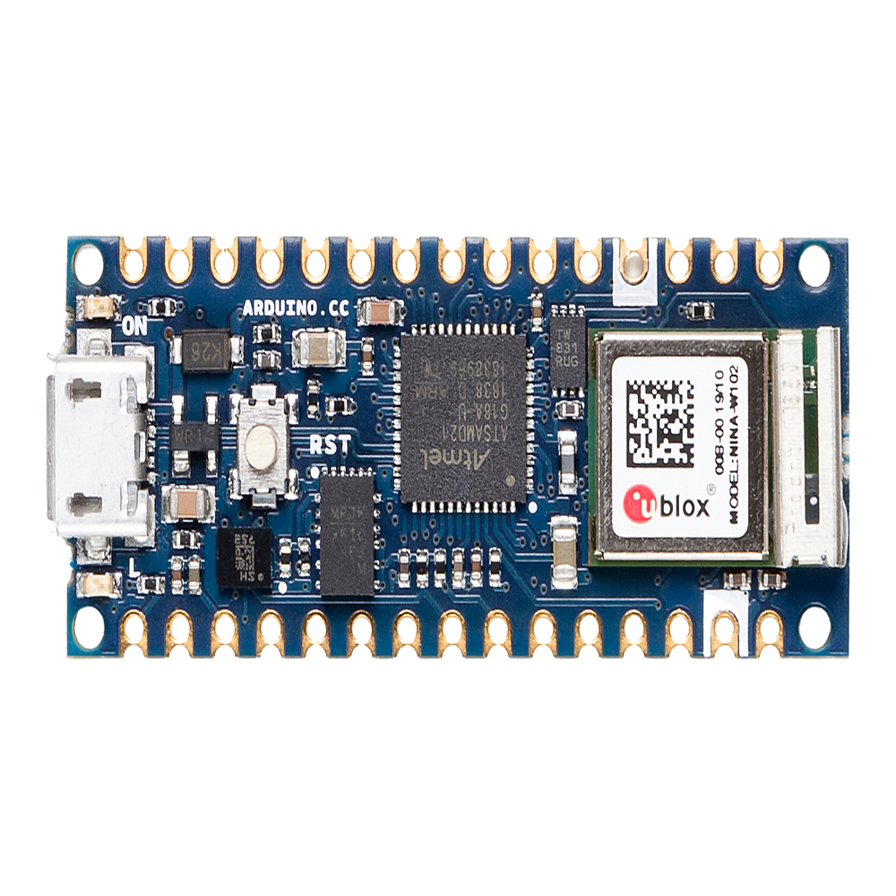 Placa de Desarrollo IoT / Arduino Nano 33 IoT / Cortex-M0+ SAMD21 / Wi-Fi + Bluetooth / Chip Criptográfico ATECC608A / IMU 6 Ejes / Compatible Arduino IDE