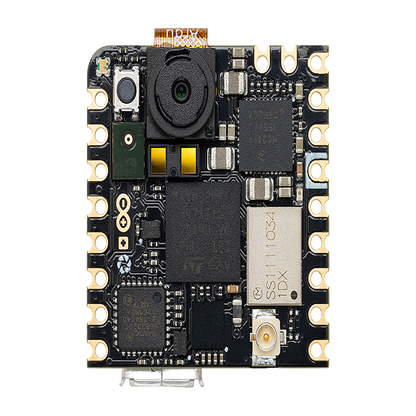 Placa de Desarrollo Arduino® Nicla Vision / Visión por Máquina en el Borde / STM32H747 Dual-Core / Cámara 2MP / Wi-Fi + Bluetooth® / Sensores IMU 6 Ejes + ToF / Crypto SE050C2 / Compatibilidad Arduino Cloud