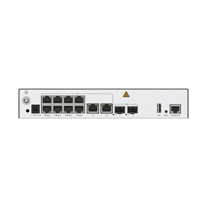 Controladora de Puntos de Acceso / 10 puertos 10/100/1000 Mbps / 2 puertos 10GE SFP+ / Hotspot 2.0 / Roaming Capa 2 y 3 / Rendimiento 10 Gbps / Soporta 128 APs / Hasta 1024 Clientes