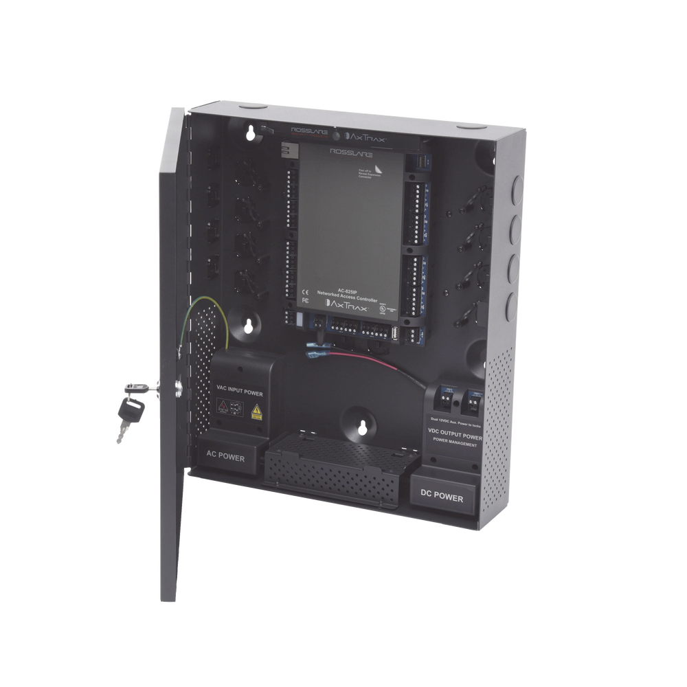 Controlador de acceso para 4 lectoras / Expandible a 56 Lectoras / Compatible con Sistema de Elevadores / 100,000 Usuarios