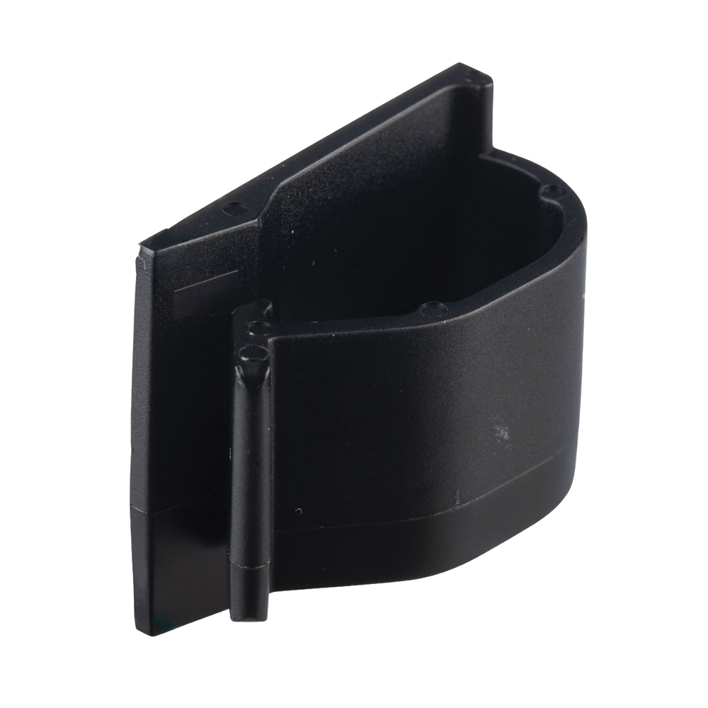 Clip de Nylon 6.6 con Adhesivo, Para Cables de Hasta 15.8 mm de Diámetro, Uso Interior/Exterior, Color Negro, Paquete de 100pz