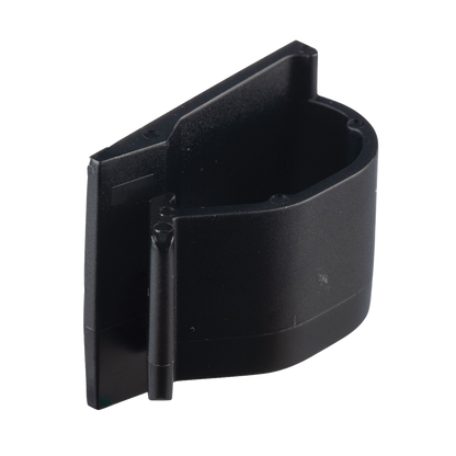 Clip de Nylon 6.6 con Adhesivo, Para Cables de Hasta 15.8 mm de Diámetro, Uso Interior/Exterior, Color Negro, Paquete de 100pz
