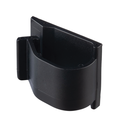 Clip de Nylon 6.6 con Adhesivo, Para Cables de Hasta 15.8 mm de Diámetro, Uso Interior/Exterior, Color Negro, Paquete de 100pz