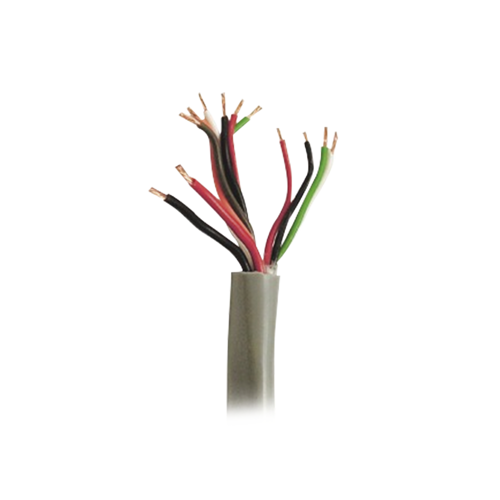Bobina de 152 Metros (500 Pies) de Cable Compuesto de, 6 y 4 Conductores Calibre 22 y 2 Conductores Calibre 18, para Aplicaciones de Control de Acceso