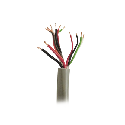 Bobina de 152 Metros (500 Pies) de Cable Compuesto de, 6 y 4 Conductores Calibre 22 y 2 Conductores Calibre 18, para Aplicaciones de Control de Acceso
