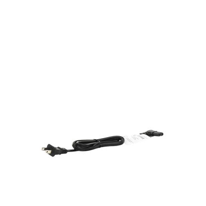 Cable de Alimentación Eléctrica para 120-240 Vca / 1 Metro (3.28 Pies) / 2 Clavijas Tipo Americano / Conector en Forma Tipo L