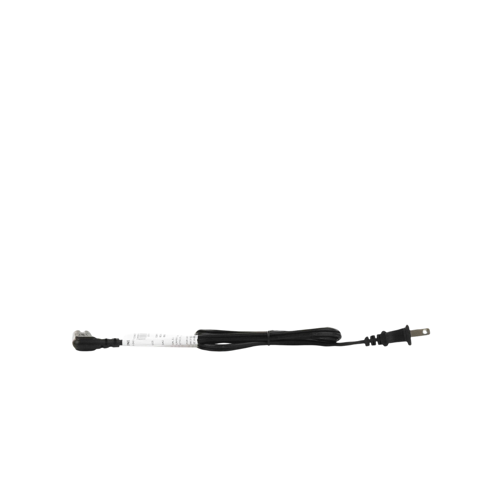 Cable de Alimentación Eléctrica para 120-240 Vca / 1 Metro (3.28 Pies) / 2 Clavijas Tipo Americano / Conector en Forma Tipo L