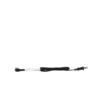 Cable de Alimentación Eléctrica para 120-240 Vca / 1 Metro (3.28 Pies) / 2 Clavijas Tipo Americano / Conector en Forma Tipo L