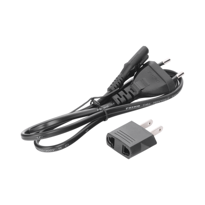 Cable de Corriente Bifásico Conector Tipo 8 (1 Metro (3.28 Pies))