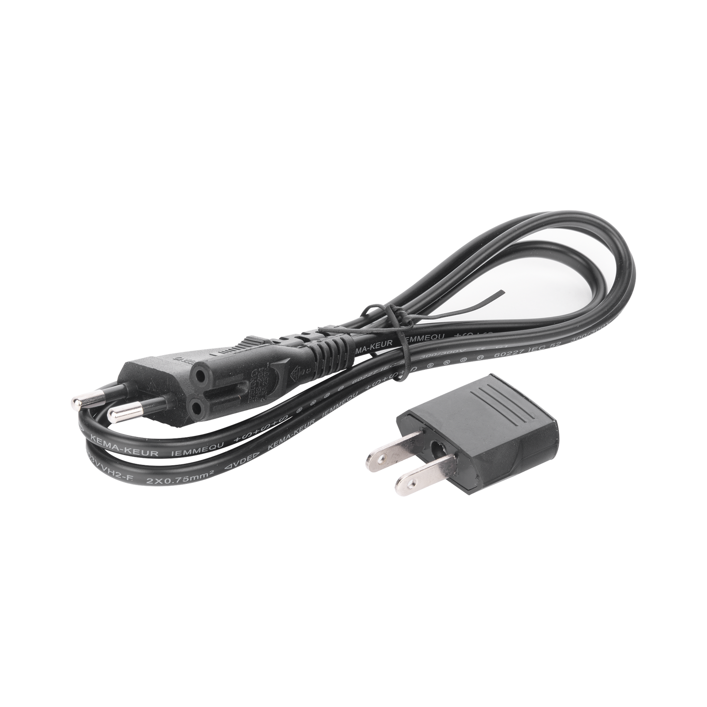 Cable de Corriente Bifásico Conector Tipo 8 (1 Metro (3.28 Pies))