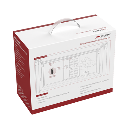 Kit de control de acceso de 2 lectoras IP, 30,000 usuarios, última generación