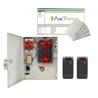 Kit de control de acceso de 2 lectoras IP, 30,000 usuarios, última generación