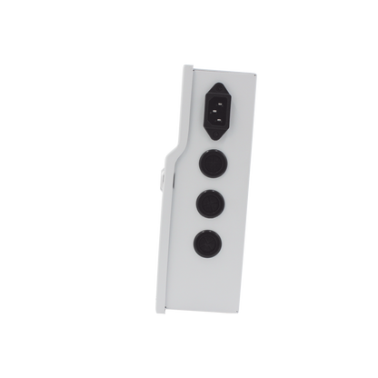 Fuente de Poder / 1 Salida 11-15 Vcc /  5 A / Temporizador Integrado / Con Capacidad de Batería de Respaldo / Requiere Batería / Aplicaciones en sistemas de control de Acceso