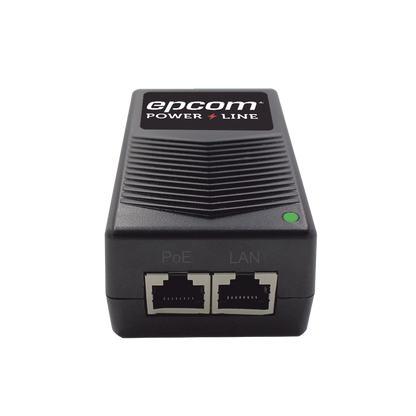 Adaptador de pared / Inyector PoE / 24 Vcc / 1 A / Controlado por chip IC / Protección contra OV, OC, SC, UV/  Fácil de instalar