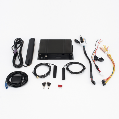 DVR Móvil 2 Megapixel (1080p) / 4 Canales TURBOHD / Tecnología IA Integrada / Soporta 4G / WiFi / GPS / Sensor G / Soporta 2 Memorias SD (512 GB) / Alarmas I/O