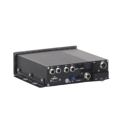 DVR Móvil 1080p (2 Megapixel) / 4 Canales TURBO / Sensor G / Compatible IA / Soporta 2 HDD / Alarmas I/O / Salida de Video / Incluye 1 SSD de 1 TB