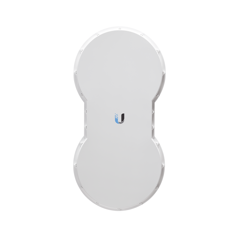 Radio de Backhaul de alta capacidad full duplex, tecnología airFiber hasta 1.2 Gbps, 5 GHz (5470 - 5950 MHz) con antena integrada de 23 dBi