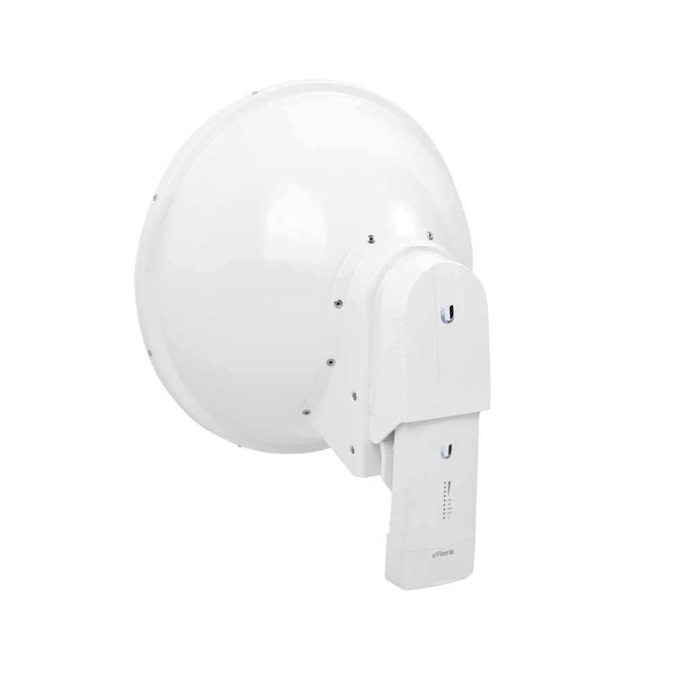 Antena Direccional airFiber X, ideal para enlaces Punto a Punto (PtP), frecuencia 5 GHz (5.1 - 5.9 GHz) de 23 dBi slant 45
