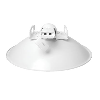 Antena Direccional airFiber X, ideal para enlaces Punto a Punto (PtP), frecuencia 5 GHz (4.9 - 5.8 GHz) de 30 dBi slant 45