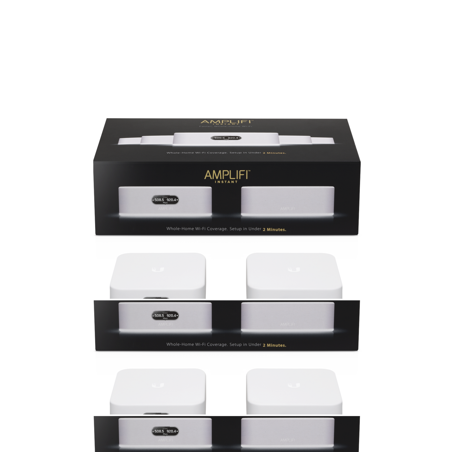 Kit AmpliFi Instant para Wi-Fi en residencias medianas, incluye 1 Router y 1 repetidor para WiFI Mesh