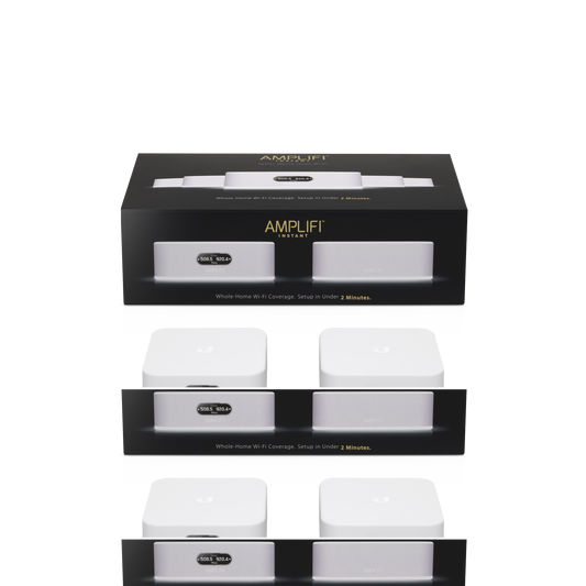 Kit AmpliFi Instant para Wi-Fi en residencias medianas, incluye 1 Router y 1 repetidor para WiFI Mesh