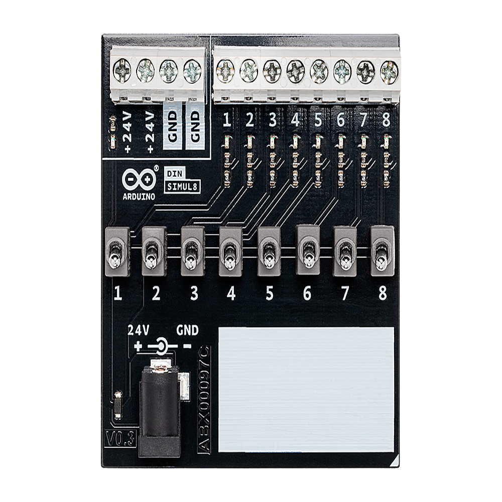 PLC Industrial Arduino Opta / Micro PLC IoT / Dual-core STM32H747XI / 8 Entradas Analógicas-Digitales / 4 Relés 10A / Ethernet + RS485 + WiFi-BLE / Programación Arduino + IEC-61131-3 / IP20