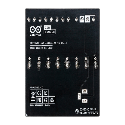 PLC Industrial Arduino Opta / Micro PLC IoT / Dual-core STM32H747XI / 8 Entradas Analógicas-Digitales / 4 Relés 10A / Ethernet + RS485 + WiFi-BLE / Programación Arduino + IEC-61131-3 / IP20