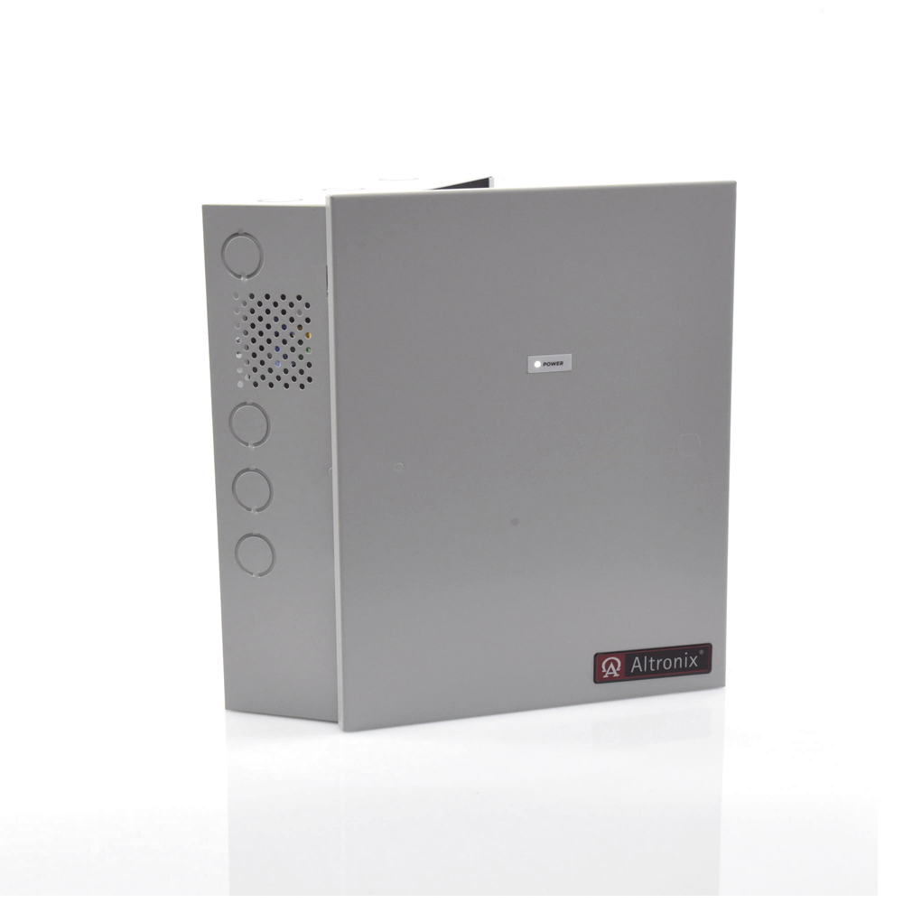 Fuente de Poder con Respaldo, 12 o 24 Vcc, 4 A, 48 W, 8 Salidas, Para Control de Acceso, Entrada 115 Vca