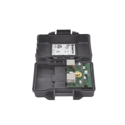 Protector PoE Exterior Gigabit / Tubo de Descarga de Gas GDT / 51W PoE+ / RJ45 Blindado / IP23 / Enlaces Inalámbricos