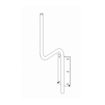 Soporte para montaje en poste compatible con linea de antenas OMNI-B