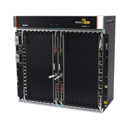 OLT Carrier Class Modular GPON, 16 Ranuras de Servicio, Incluye 1 Tarjeta de Servicio, crecimiento hasta 256 puertos GPON o 128 XGPON, Gestión por UNM2000, CLI, (Incluye Instalación de Software UNM2000)