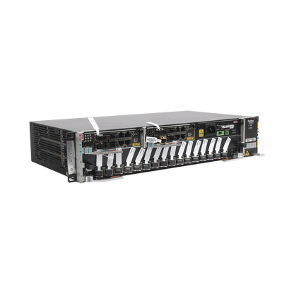 OLT Carrier Class Modular GPON, 2 Ranuras, Incluye 1 Tarjeta GPOA de 16 puertos GPON, 1 Fuente de CA, 2 UR, Gestión por UNM2000, CLI, Incluye Instalación de Software UNM2000, (Interoperabilidad con ONU´s de Terceros sin Costo)