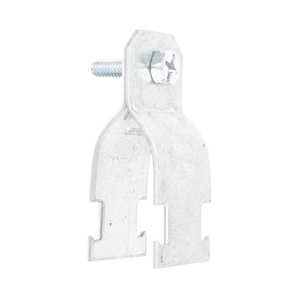 Abrazadera Unicanal para Conduit Pared Gruesa y PVC de 2 1/2" (63 mm).