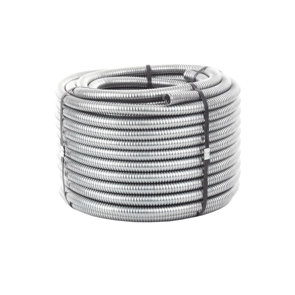 Tubo Flexible tipo Liquidtight de 1" (25 mm). Acero + PVC. Rollo de 30 Metros.