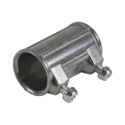 Cople de 3/4" para Tubo Pared Delgada con Tornillos Opresores.