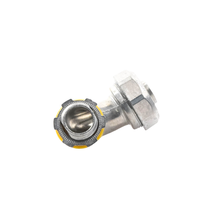Conector Curvo para tubo tipo Liquidtight de 1/2"  (13 mm). Compatible con ANC-COT12.