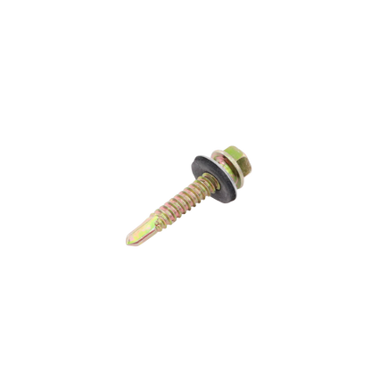 Tornillo Punta Broca Sello Montado 6.5 X 38 mm (1/4" X 1 1/2") Caj. C/100pz.