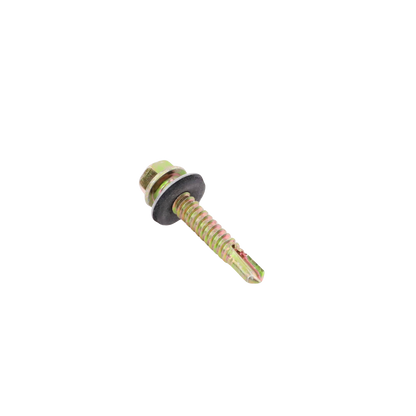 Tornillo Punta Broca Sello Montado 6.5 X 38 mm (1/4" X 1 1/2") Caj. C/100pz.