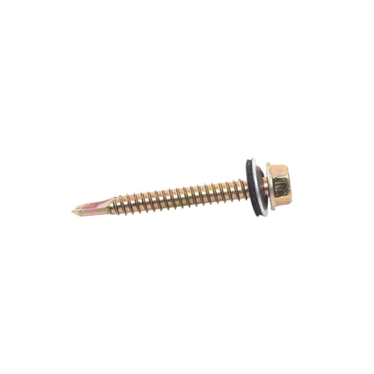 Tornillo Punta Broca Sello Montado 6.5 X 50 mm (1/4" X 2") Caj. C/100pz.