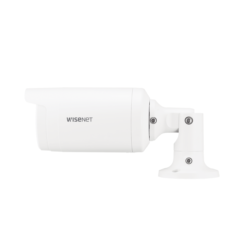 Cámara IP Tipo Bala 4 Megapíxel / Lente 3mm / IR 20M / WDR 120db / IP66 / H.265 & WiseStream / modo pasillo / POE 802.3af