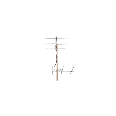 Juego de 2 Antenas Bi-direccionales de 3 elementos para TV, 3 dB, Canal 7