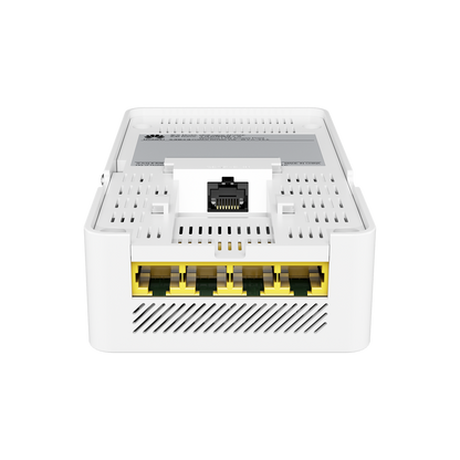 Punto de Acceso eKi Wi-Fi 6 para pared / Hasta 128 Clientes / 2.9 Gbps / MU-MIMO / 1 Puerto Gigabit PoE in / 4 Puertos Gigabit LAN / Smart Antenna 20% más cobertura / Libre de Licenciamiento