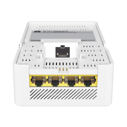 Punto de Acceso eKit Wi-Fi 6 para Pared / Hasta 128 Clientes / 2.9 Gbps / 1 Puerto Gigabit PoE in + 3 Puertos LAN Gigabit + 1 Puerto LAN PoE out / Smart Antenna 20% más cobertura / Libre de Licenciamiento