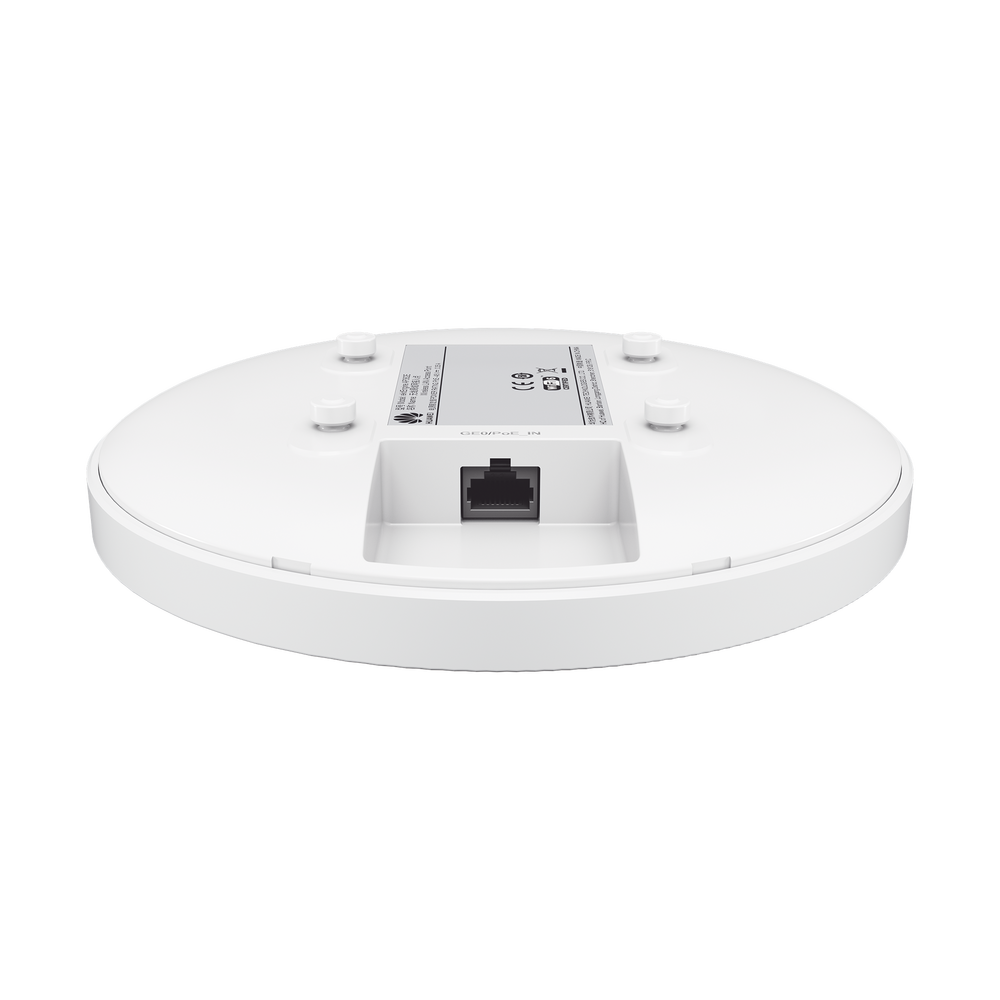 Punto de Acceso eKit Wi-Fi 6 Para techo o pared / Hasta 128 clientes / 2.9 Gbps /MU-MIMO 2x2 / 1 Puerto Gigabit / Smart Antenna 20% más de cobertura / Libre de licenciamiento