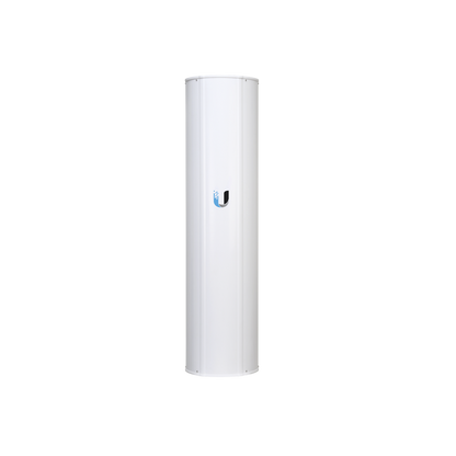Antena sectorial blindada de 90º de cobertura 5 GHz (5.15 - 5.85 GHz), dividida en 3 bloques de 30º, ideal para alta densidad de suscriptores