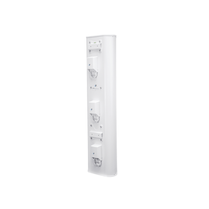 Antena sectorial blindada de 90º de cobertura 5 GHz (5.15 - 5.85 GHz), dividida en 3 bloques de 30º, ideal para alta densidad de suscriptores
