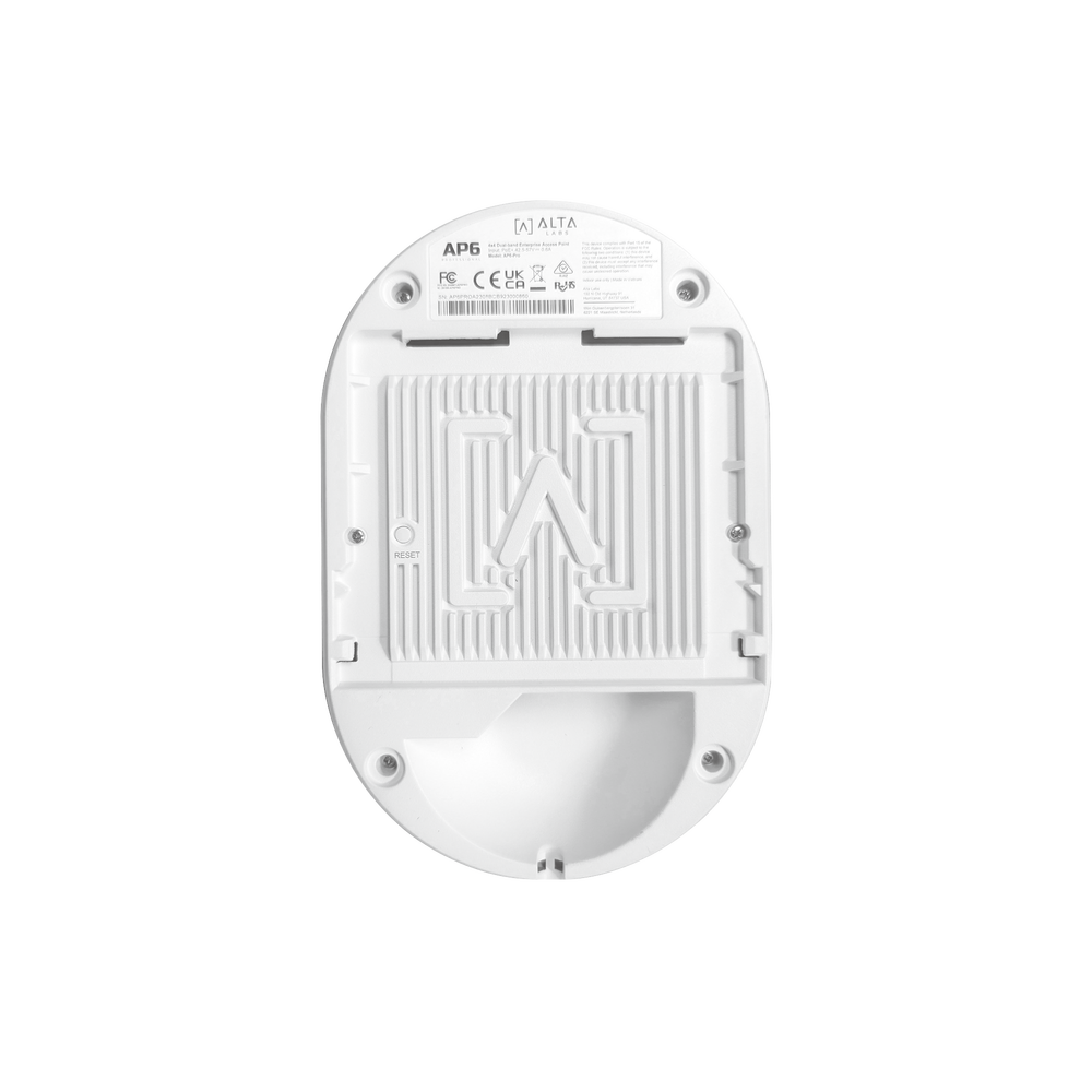 Punto de Acceso Wi-Fi 6 de 6.3 Gbps para 350 Usuarios / MU-MIMO 4X4 / Adopción Fácil por Bluetooth / Para Interior / Montaje Rápido QuickMount™ para Techo o Pared / DPI para Bloqueo de Aplicaciones / Equipo de USA