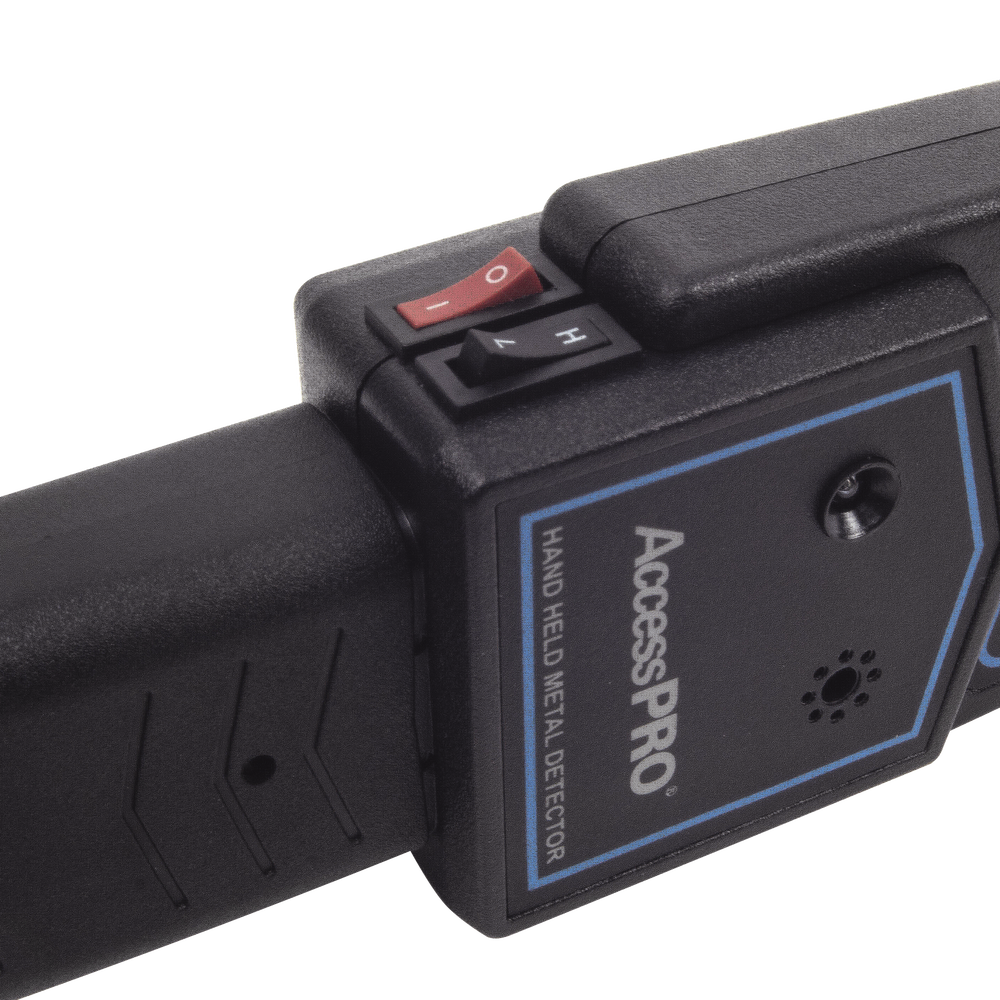 Detector de Metal Portátil para Objetos Pequeños / Protección IP31 / Indicador LED / Vibración y Alarma Audible Simultanea / Para Inspección a Detalle
